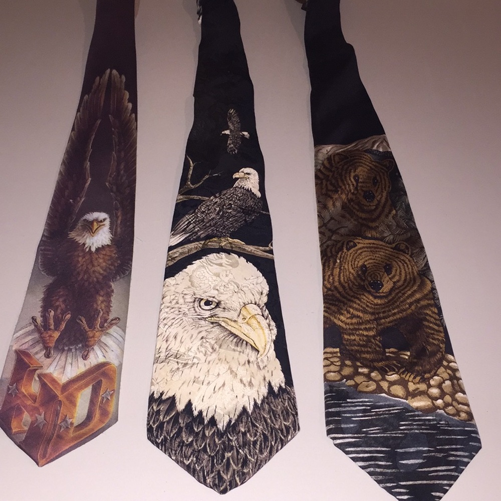 Animal print neck ties $7 each